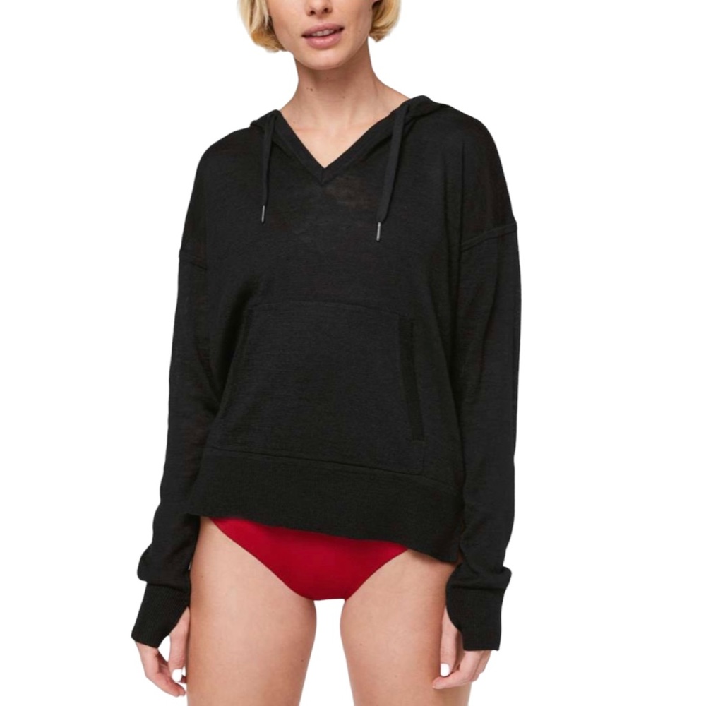 NWT Lululemon Street to Shore Hoodie Black 10